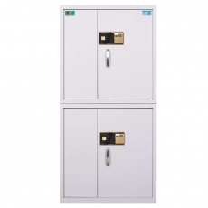 虎牌保险柜双保险 保密柜文件档案资料柜 分体双节 钢制办公用保密柜